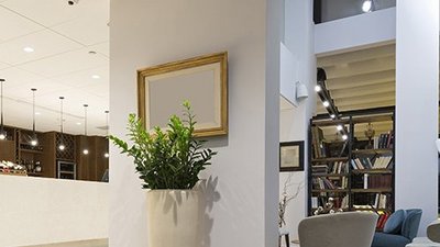 Eine Hotelbar